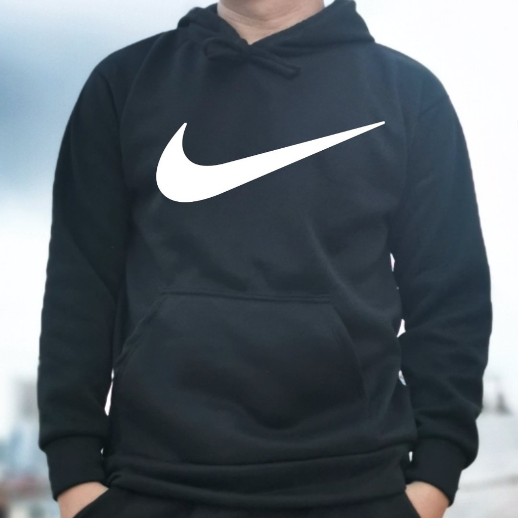 nike big check hoodie