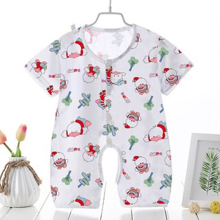 Bayi kapas sutera baju monyet bayi musim panas lelaki dan Bayi kapas sutera baju monyet bayi musim panas lelaki dan