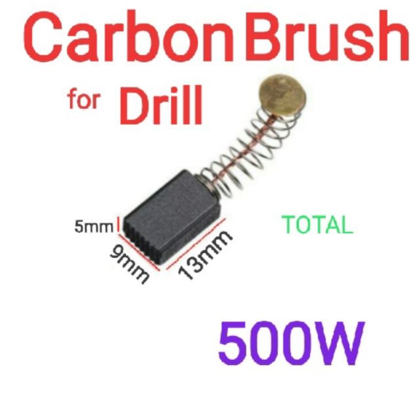 TOTAL Impact Drill 1010 W Carbon Brushes(pair) & Electric Drill 500W