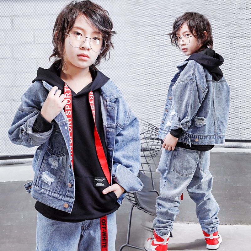 hip hop denim outfit