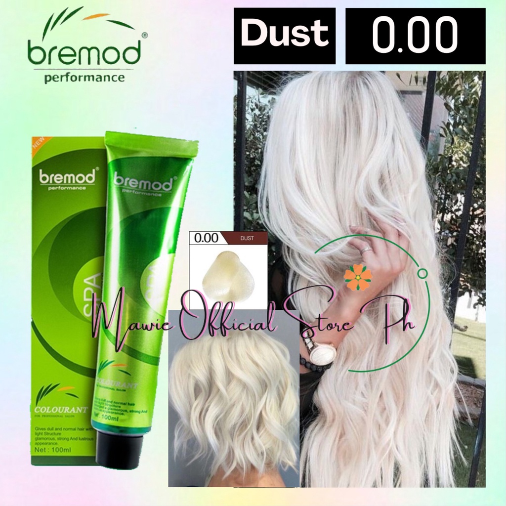 Bremod Hair Color 0.00 DUST 100ml SET With Oxidizer Cream 100ml (Bremod ...