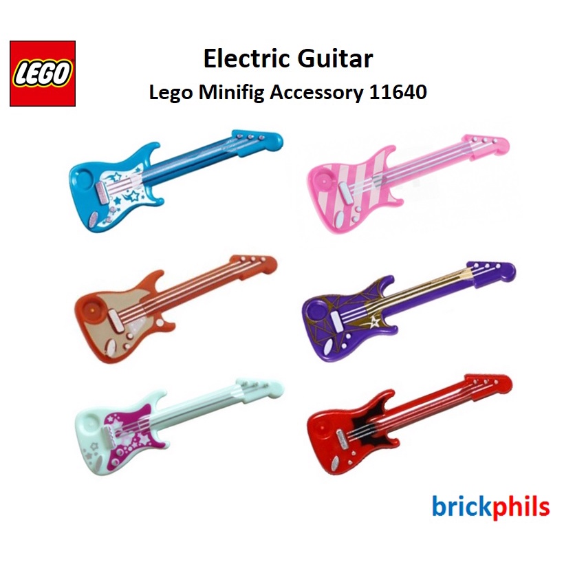 Lego Minifig Accessory 11640 Electric Guitar Shopee Philippines