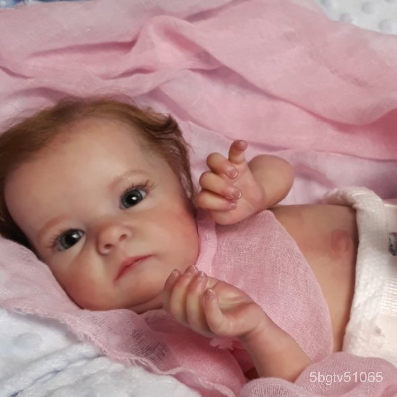 Bebe Reborn Kit Tink Vinyl Unpainted Unfinished Blank Reborn Doll Parts 16 Inches DIY Blank Kits