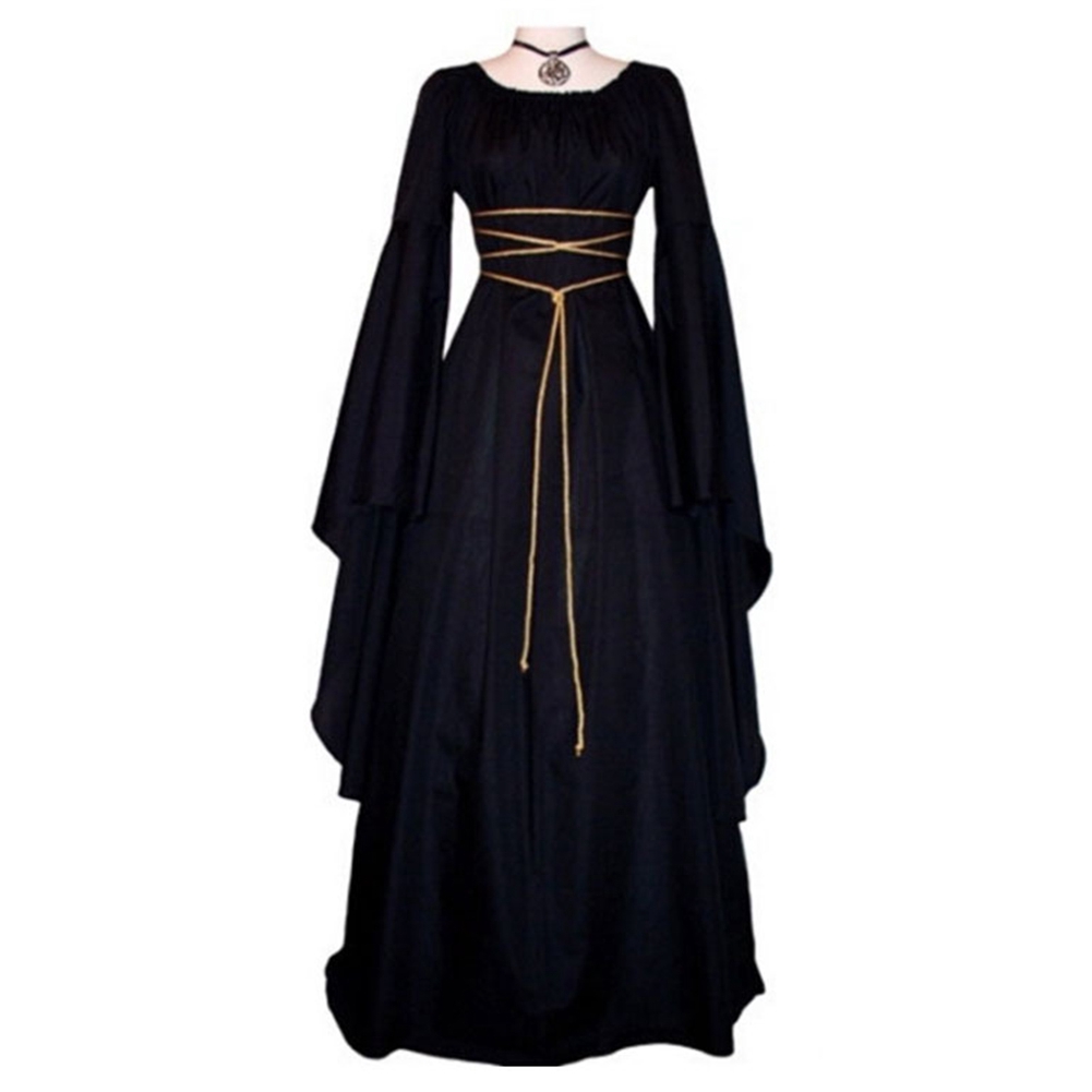 Ladies Medieval #Gothic Lace Up Gown Red Velvet Renaissance Fancy Dress Costume