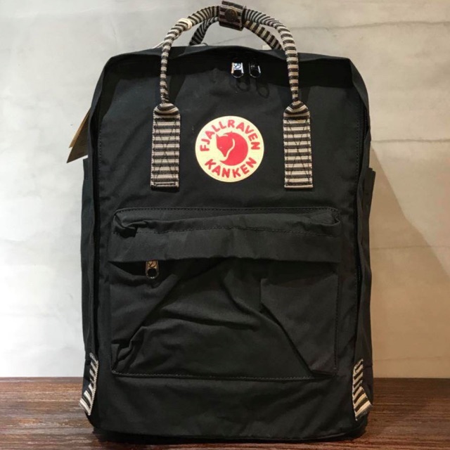 fjallraven black striped