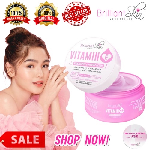 BRILLIANT SKIN VITAMIN E CREAM (Legit) Shopee Philippines
