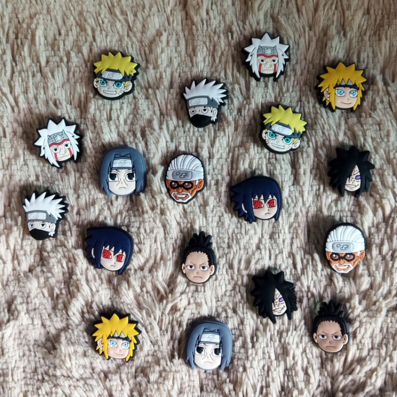 Naruto Jibbitz Charms (EACH SOLD SEPARATELY) Shopee Philippines