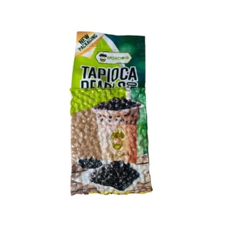 ERSAO Black Tapioca Pearls (Sago)  1kg  | Regular Size | Vacuum-Sealed with Logo