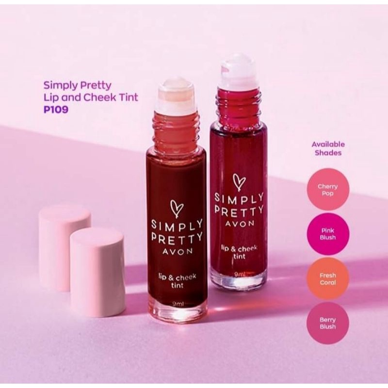 AVON Simply Pretty Lip and Cheek Tint 9ml Shopee Philippines