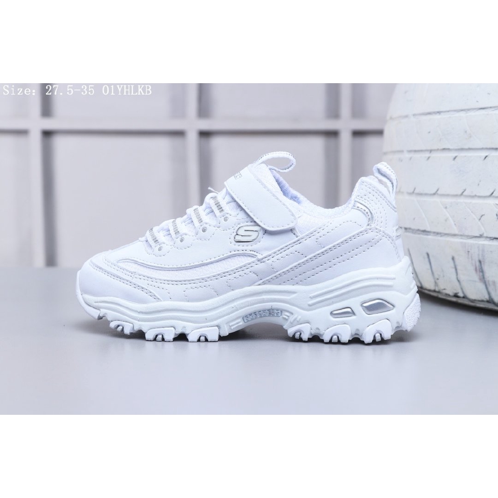 all white skechers