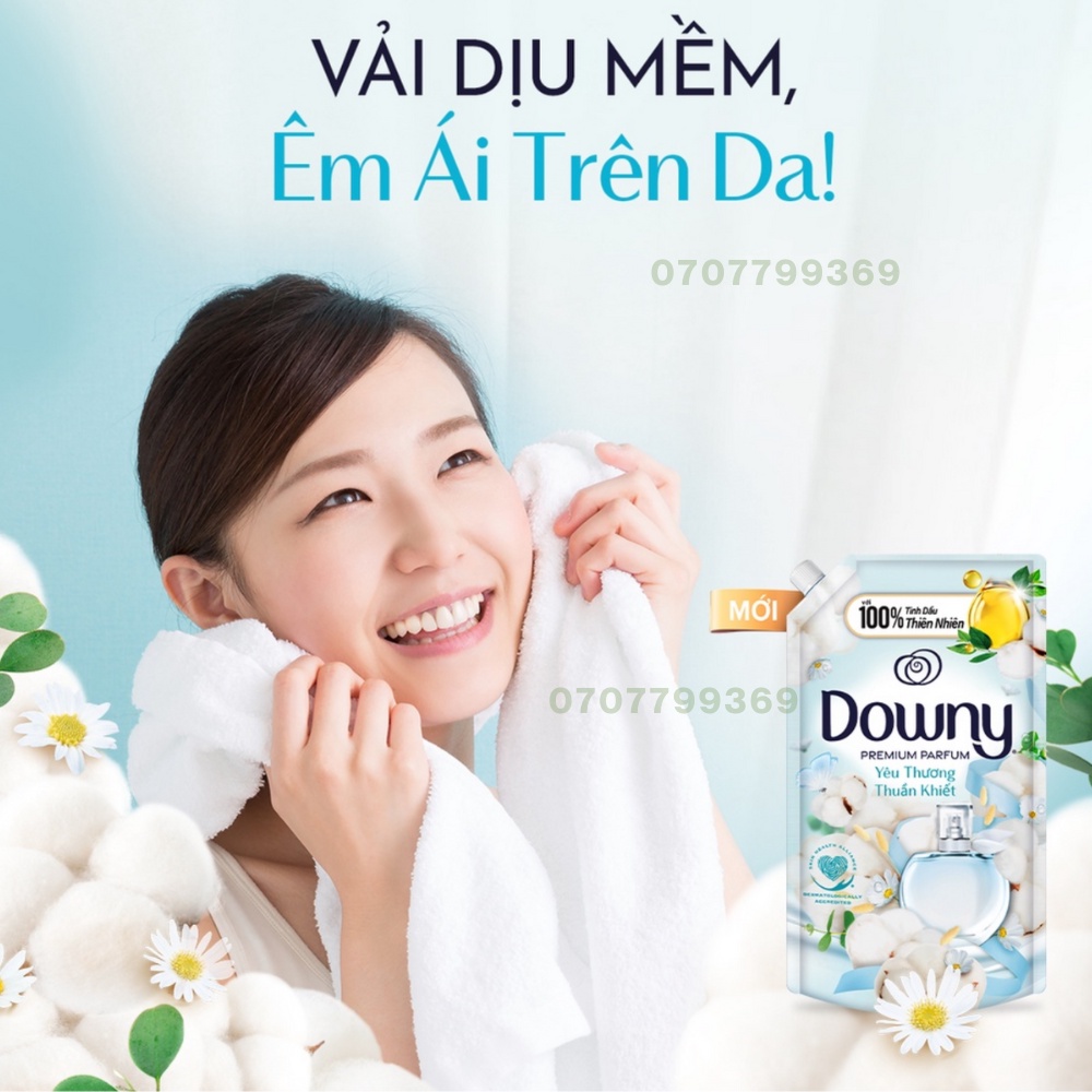 (New Arrival) Downy Fabric Softener Premium Natural Essential Oil With Soft Flavor 2.2L / Bag