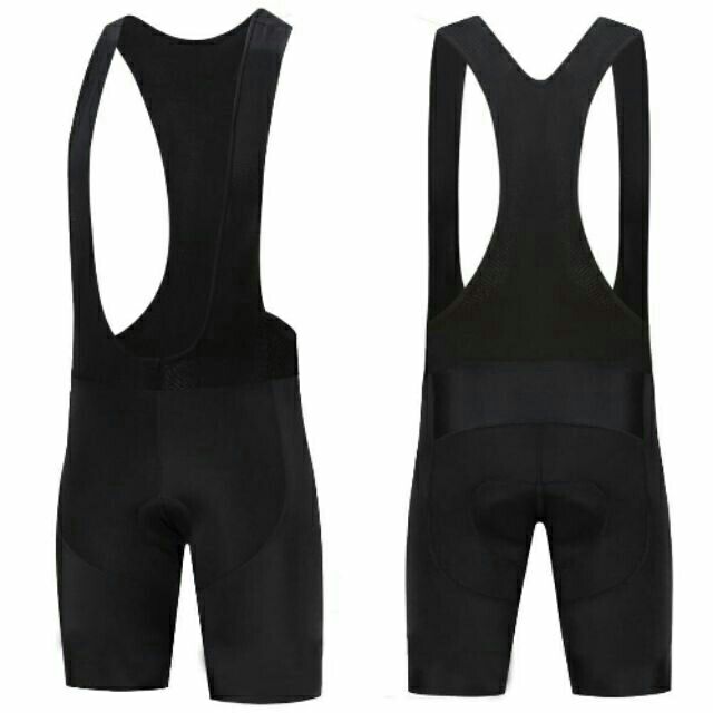 the black bib shorts