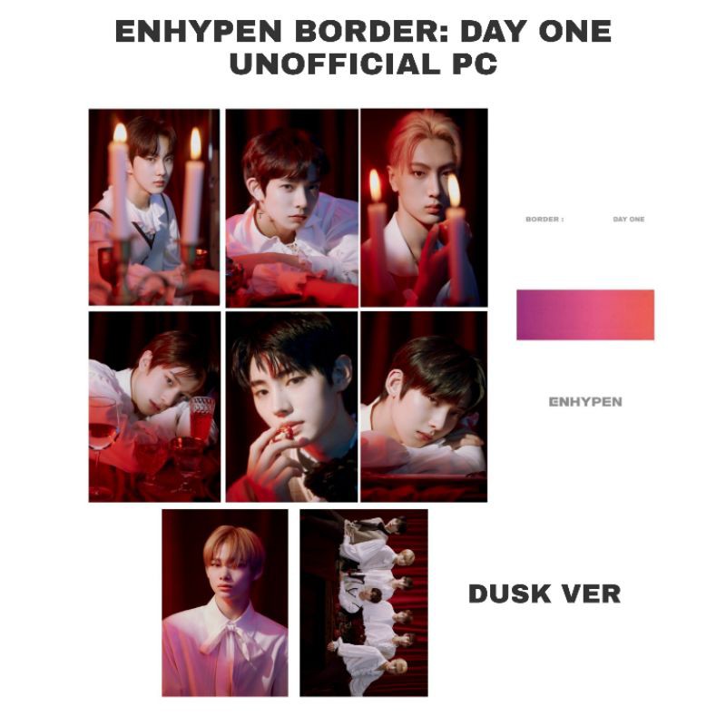 Enhypen Border Day One Unofficial Photocards Shopee Philippines