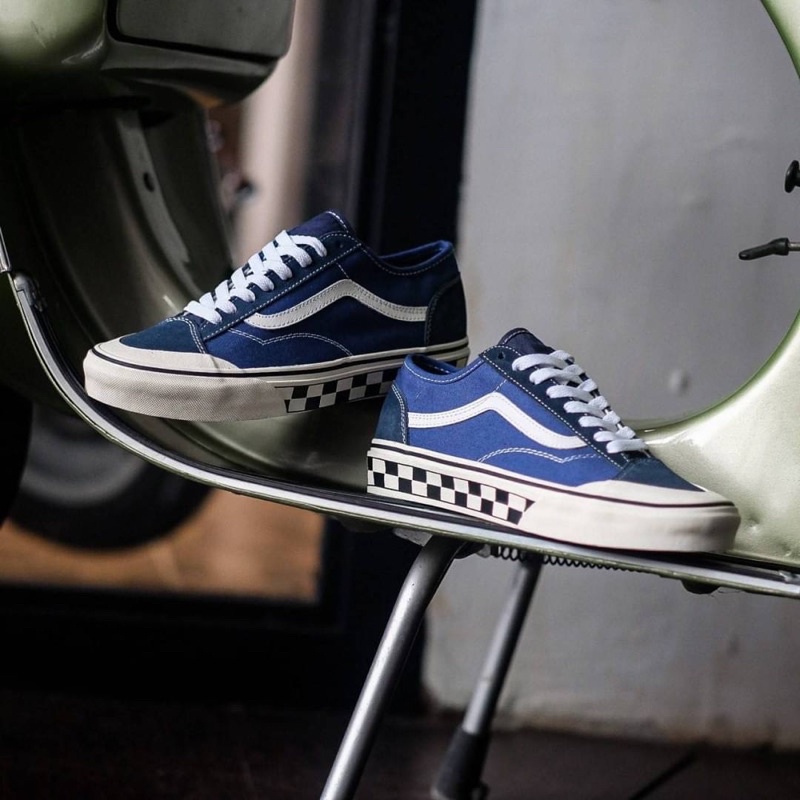 Vans Style 36 Decon Sf Checkerboard Blue | Shopee Philippines