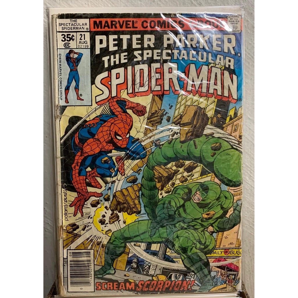 Marvel Comics: Peter Parker, Spectacular Spider-Man #21 vs Scorpion |  Shopee Philippines