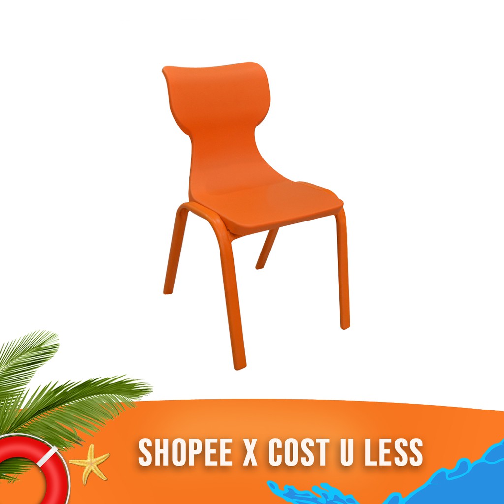 orange kids chair