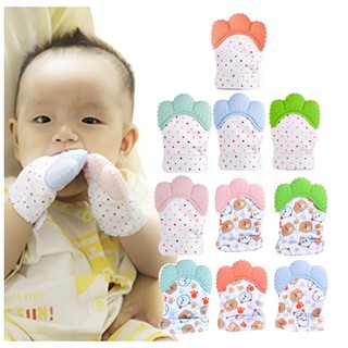 1Pcs Baby Teether Glove Adjustable Cartoon Star Pattern Baby Teething GlovesCWD 