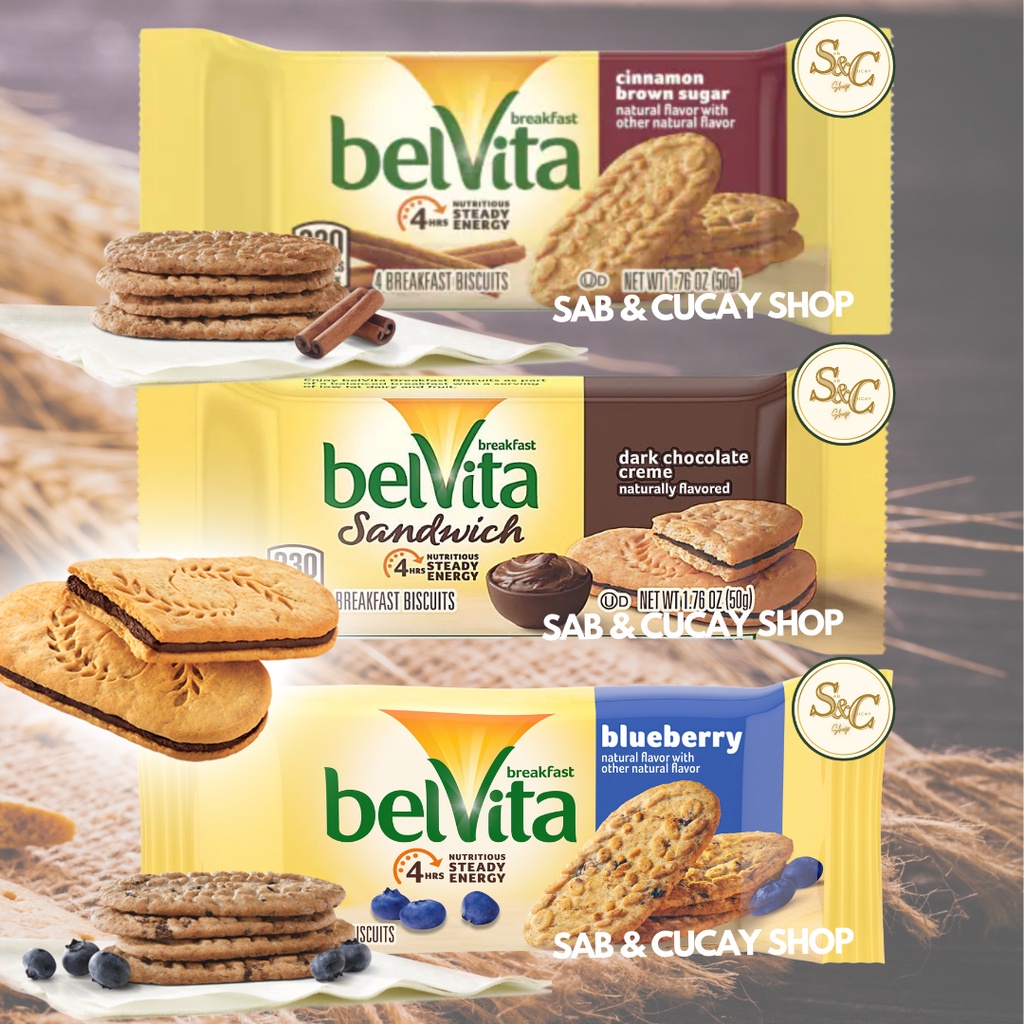 BelVita Blueberry Breakfast Biscuits Sandwich Shopee Philippines