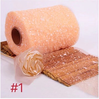 15 m/Roll 15 cm snow dot gauze flower shop packaging handmade ribbon rose wrapping paper #6