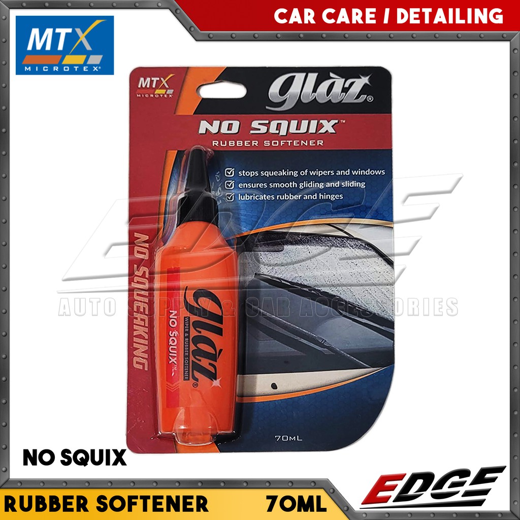 Microtex Glaz No Squix 70 mL // Rubber Softener for Car Wiper Window