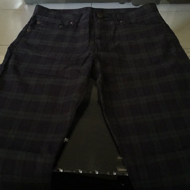 uniqlo checkered pants