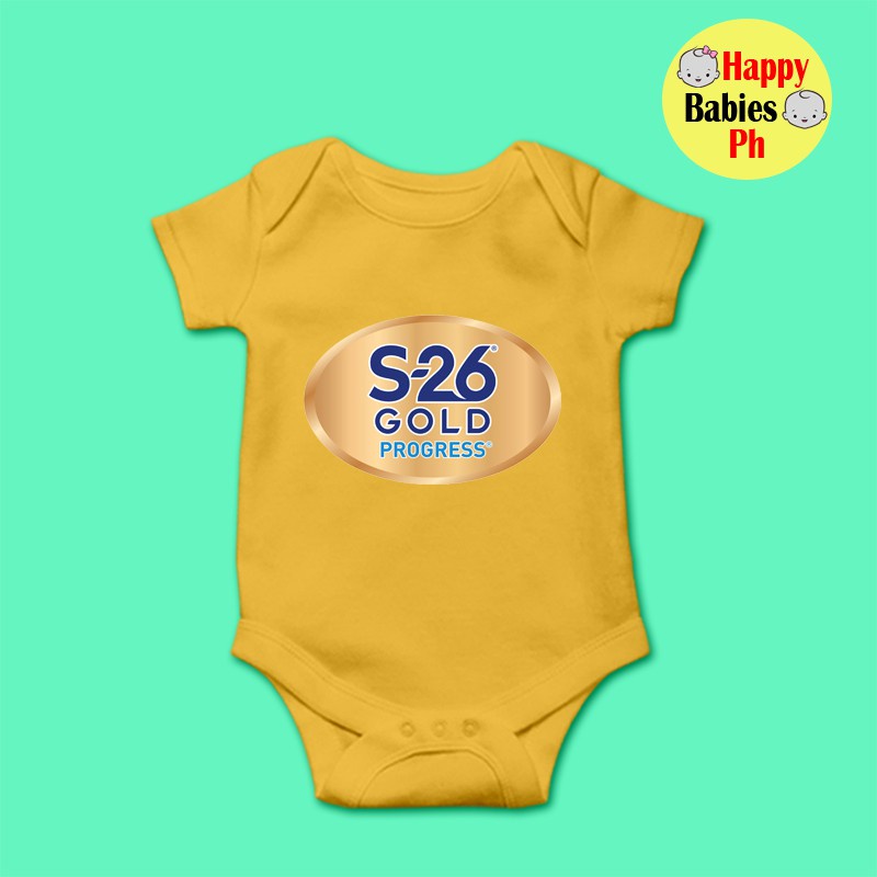 【Philippine cod】 S26 gold Baby onesie