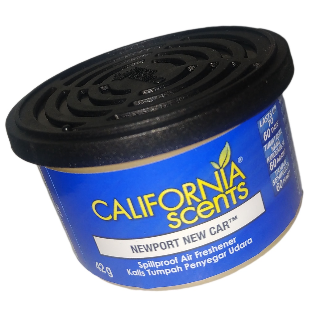 ORIGINAL CALIFORNIA SCENTS 42 GRAMS ( NEWPORT NEW CAR ) SPILLPROOF AIR