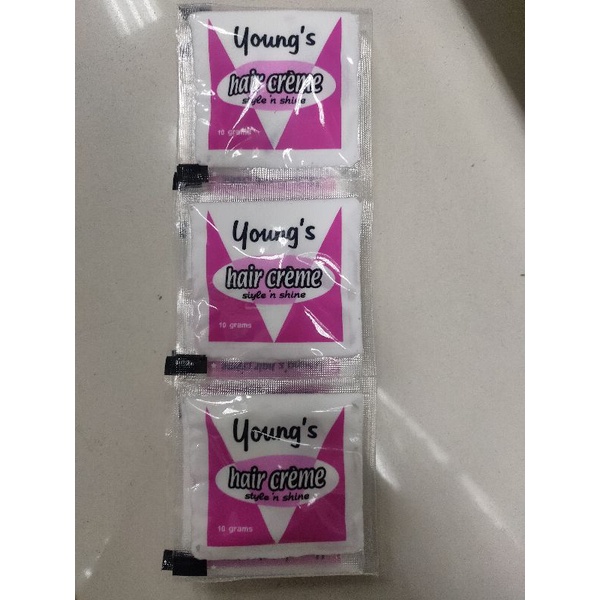 Youngs Hair Cream 10g 12 sachet Shopee Philippines