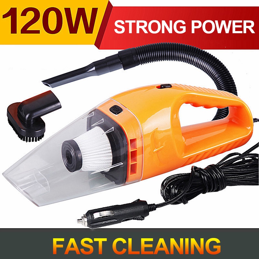 KSL Car Vacuum Cleaner Corded 4000 Pa Portable Handheld 120W Wet &Dry Vacuum Cleaner for Car