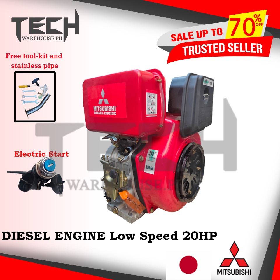 Mitsubishi Diesel Engine Low Speed 20 HP Shopee Philippines