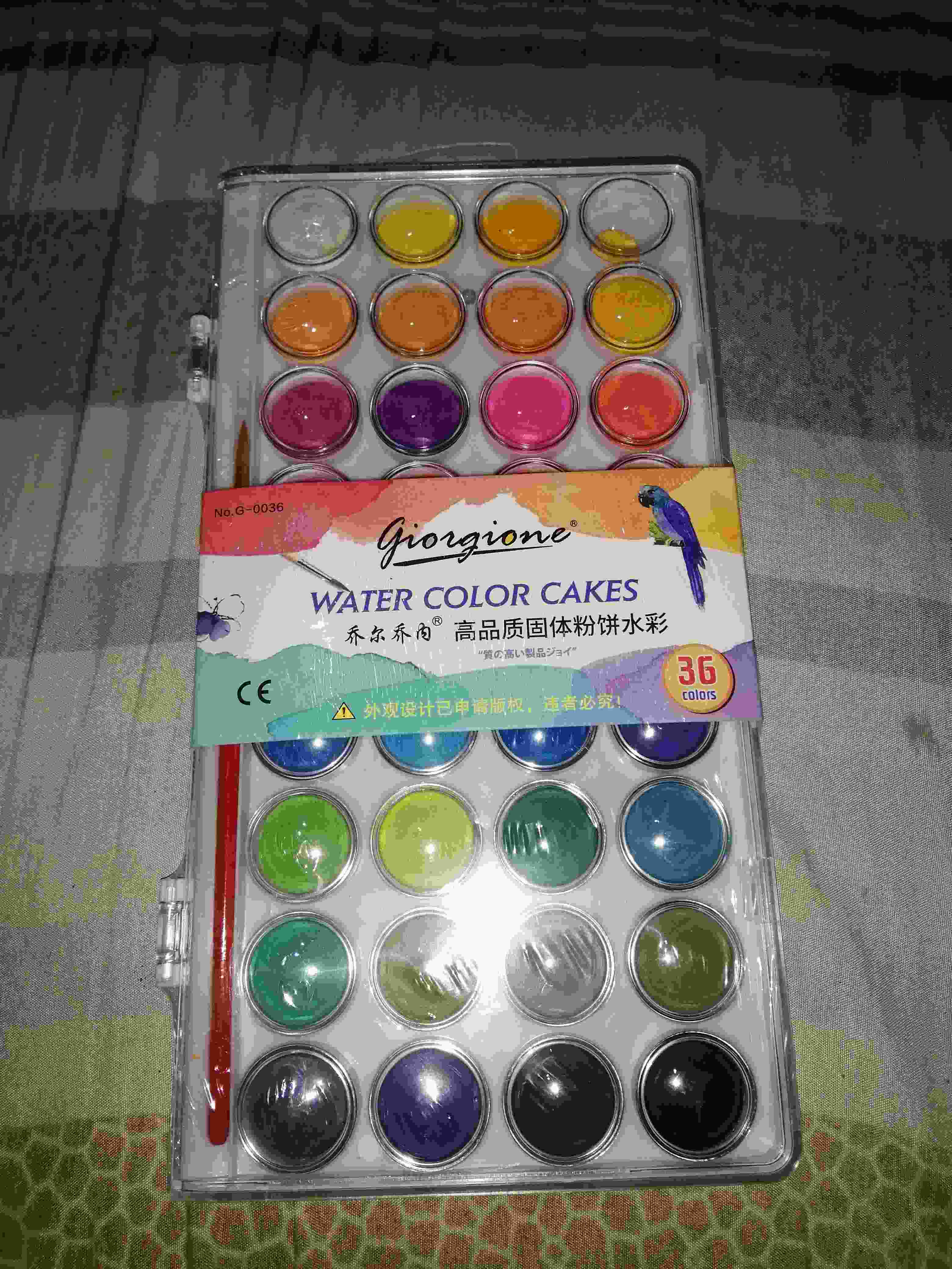 Watercolor cakes Solid Water Color Set Shopee Philippines