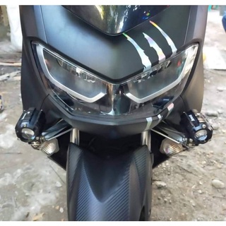 Yamaha NMAX V2 HEAVY-DUTY MDL BRACKET STAINLESS MINI DRIVING LIGHT FOR ...