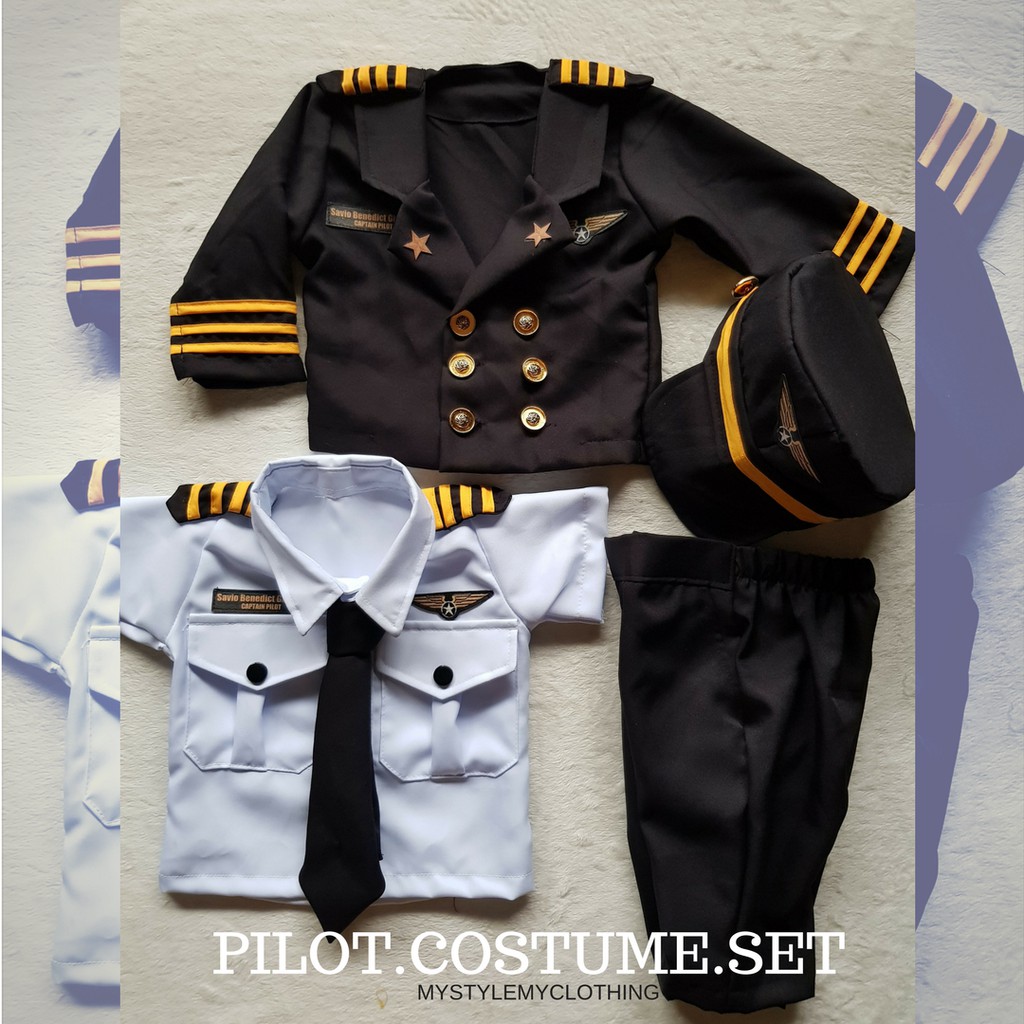 baby boy pilot outfit