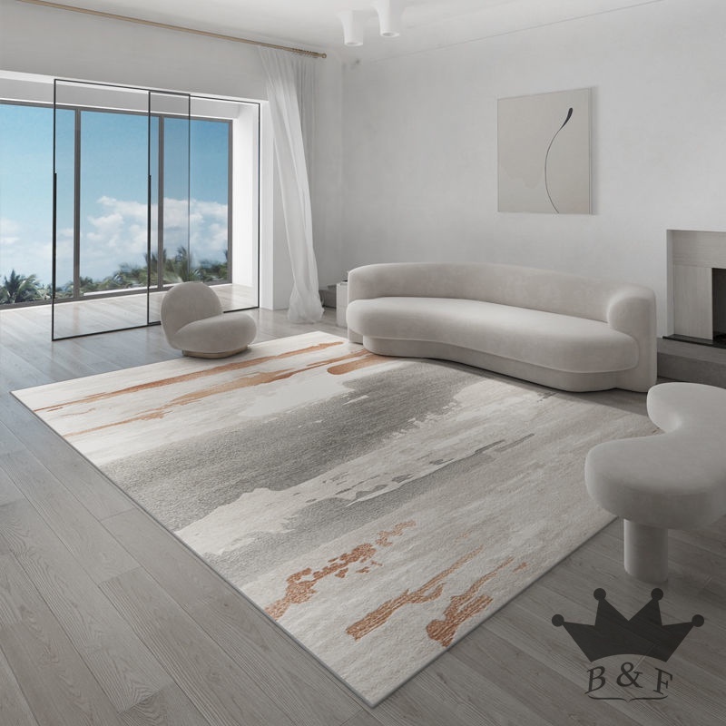 Carpet Living Room Nordic Minimalist Light Luxury Grey Carpet Modern