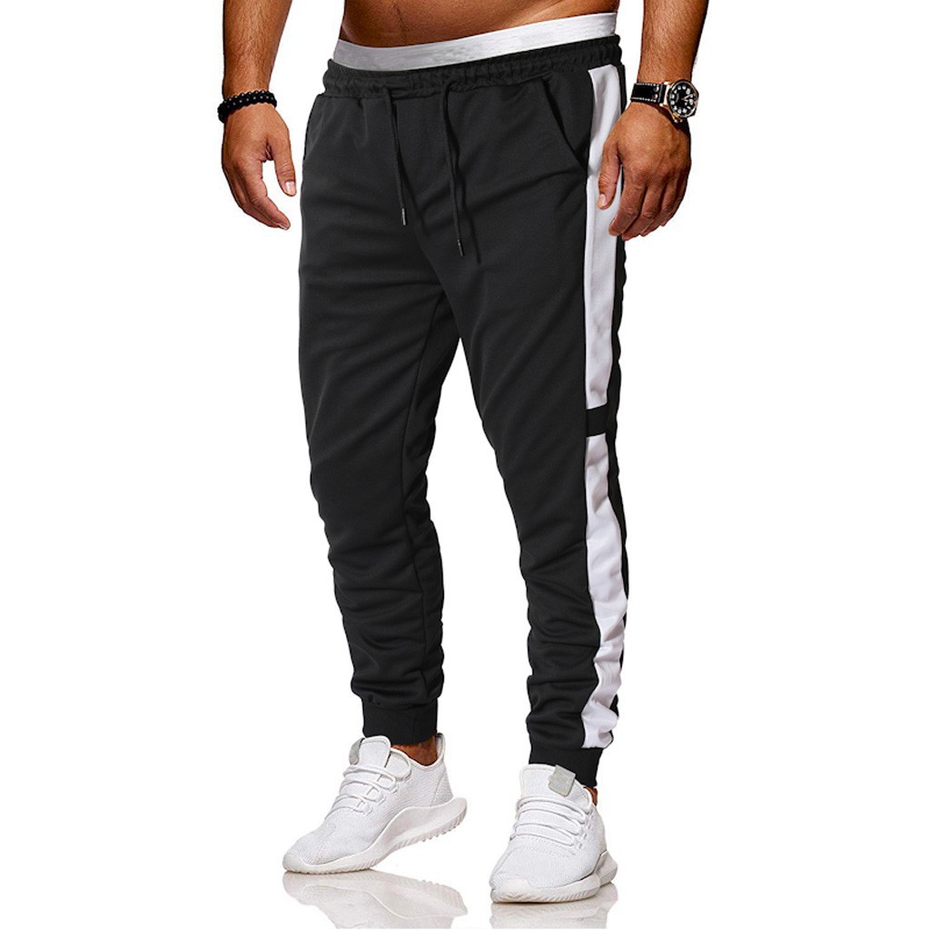 men's striped casual trousers