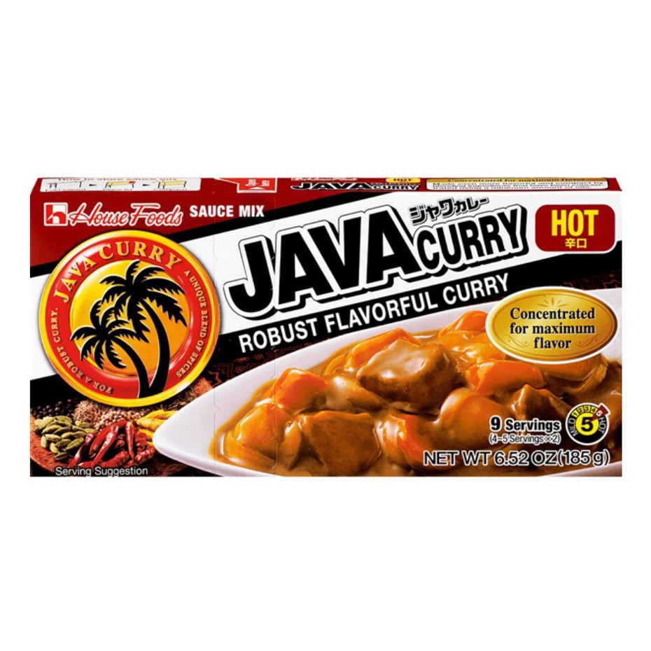 House Foods Java Curry Hot 185grams | Shopee Philippines