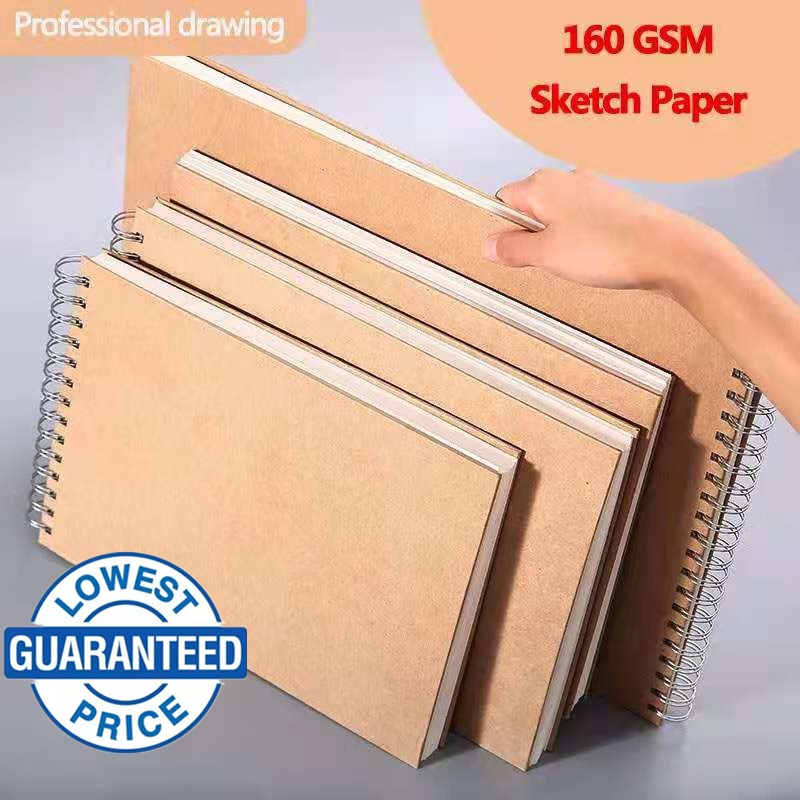 【HOT】Professional sketchbook Thick paper Spiral notebook Art school