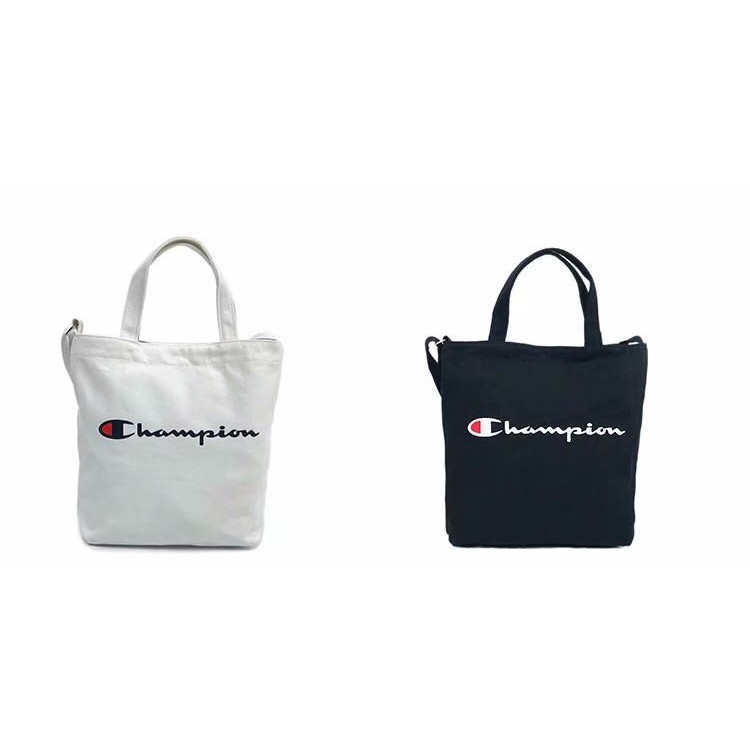 champion tote bag silver