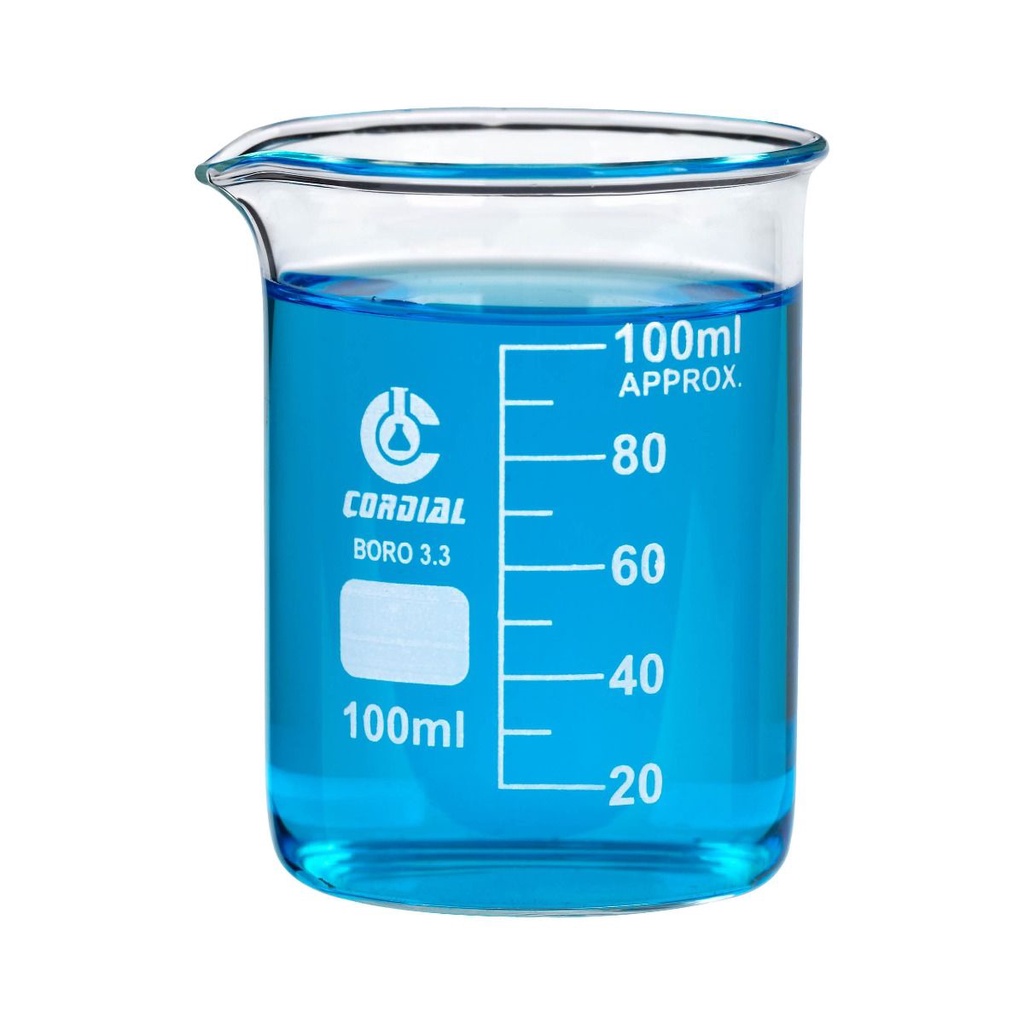 100ML GLASS BEAKER LOWFORM Borosilicate Glass LB-G-0034 | Shopee ...