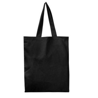 black and white tote