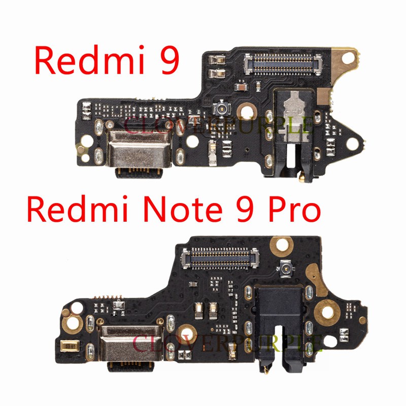 USB charging port board flex For Redmi 9 Note 9 Pro With Microphone Mic ...