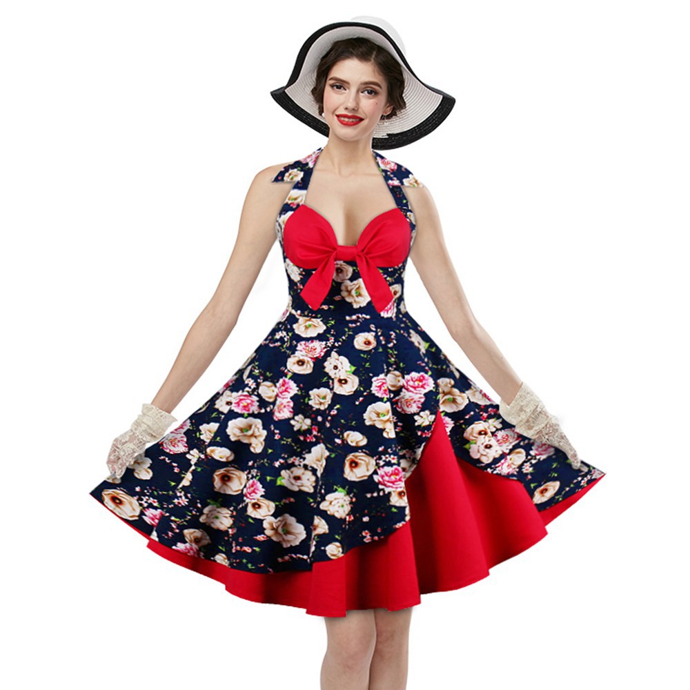 retro dress for female