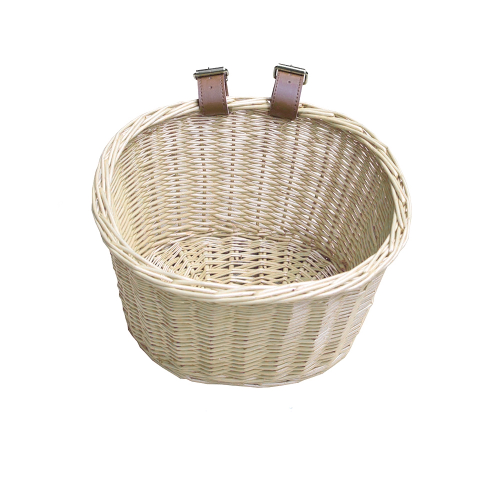 wicker bike basket