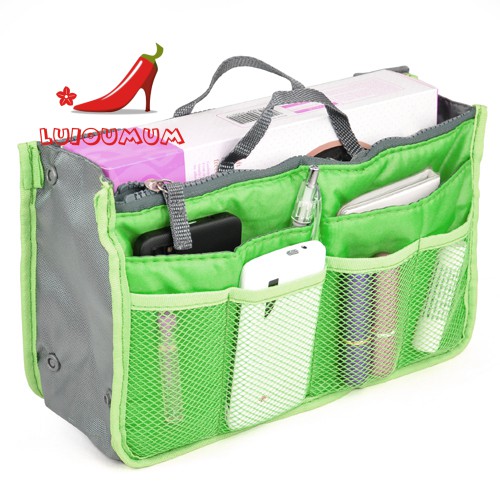 green travel bag