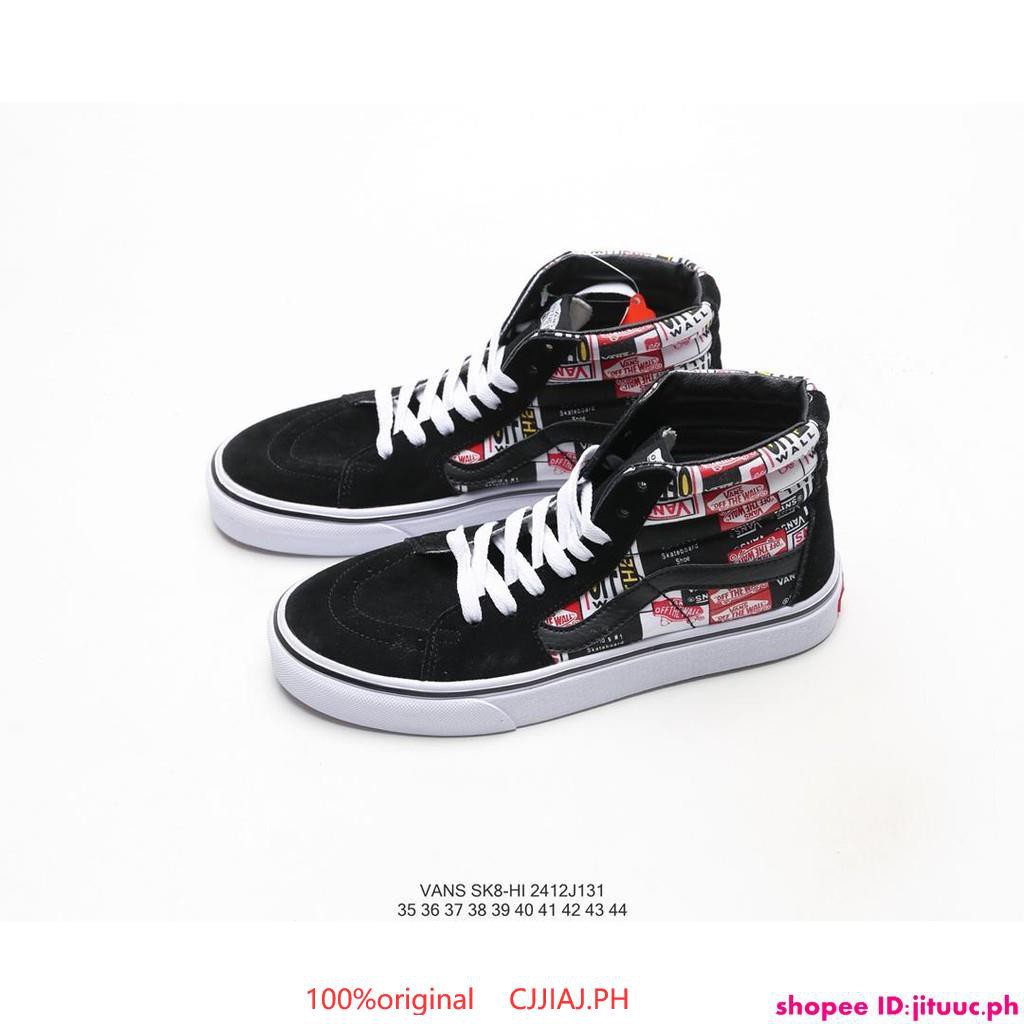 van high top shoes