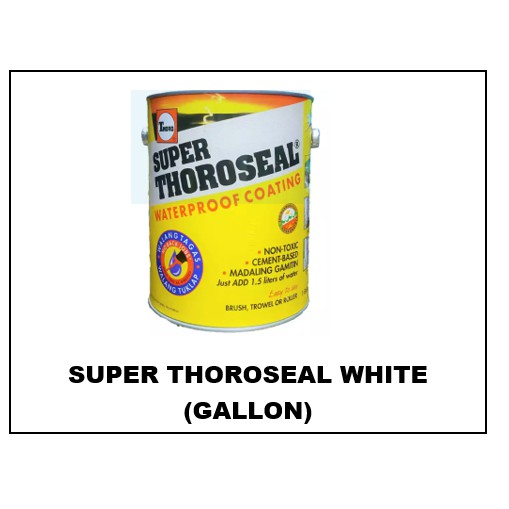 Thoroseal Waterproofing Coat White (1 gallon) Cement based Water