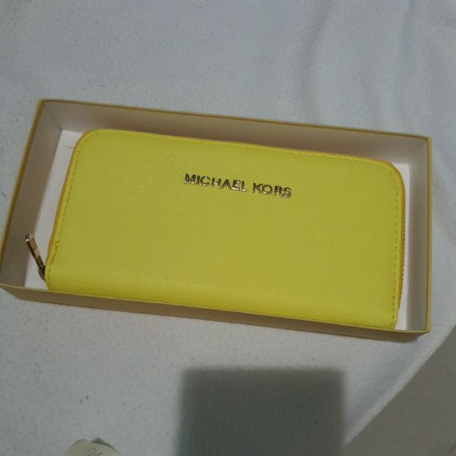 yellow mk wallet
