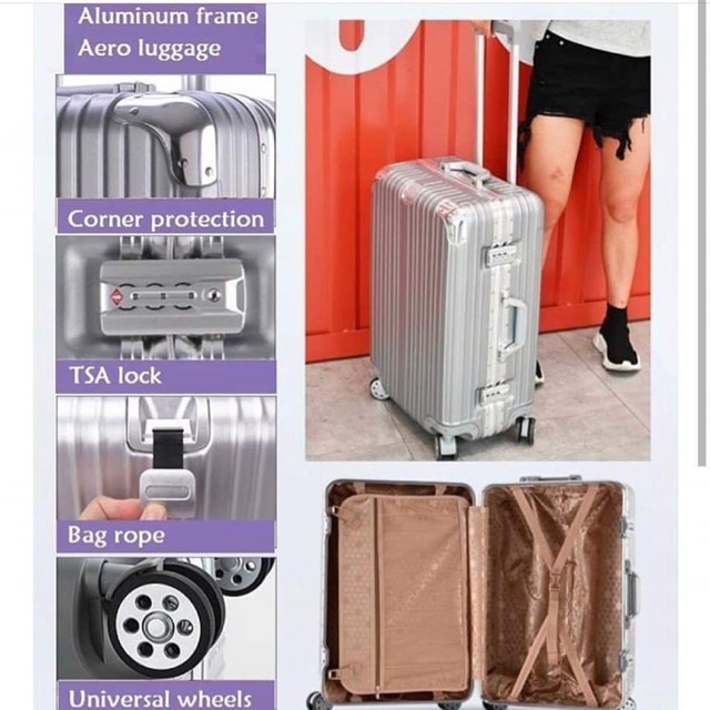 suitcase shopee