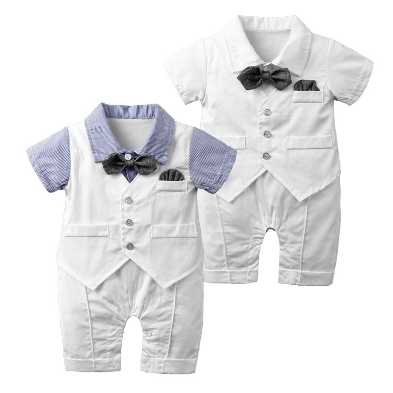 boys white romper