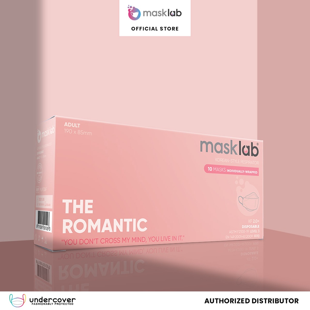 MASKLAB Undercover Mask PH Adult KF The Romantic (10 pcs) Shopee